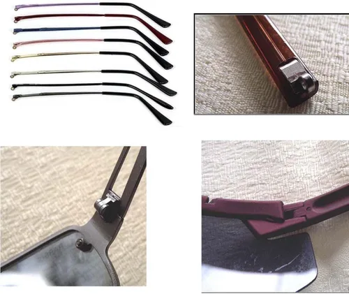 Vista 5 de Kit de herramientas de reparación de lentes con surtido de tornillos, accesorios para gafas, caja de herramientas de mantenimiento de tornillos