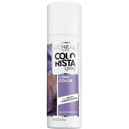 Vista 17 de L'Oreal Paris Color para pelo colorista, espray de un día, Plateado
