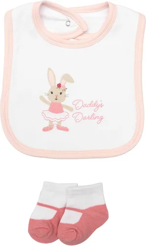Vista 6 de Hudson Baby Juego de canastilla de algodón unisex para bebé Arcos de ballet Bunny