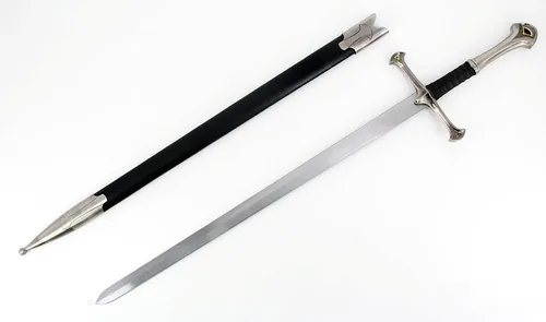 Vista 3 de Vulcan Gear - Espada medieval de la Edad Media con vaina a juego