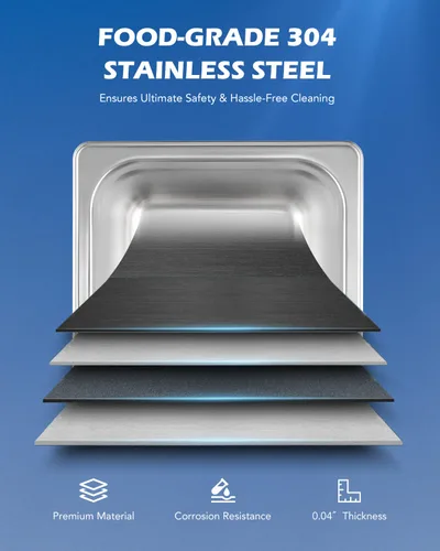 Vista 7 de CREWORKS 2L Máquina de Limpieza Ultrasónica Digital con Modo Degas y Suave, Limpiador Ultrasónico de 60W con Calentador y Temporizador, Limpiador