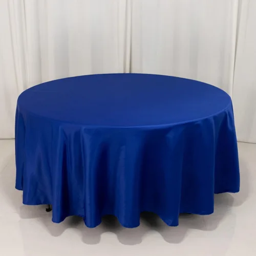 Vista 70 de Efavormart - Mantel rectangular de satén sin costuras, color azul polvoriento, 60 x 126 pulgadas Azul empolvado