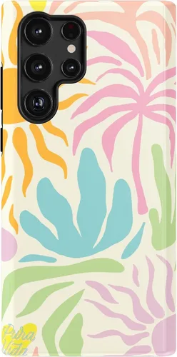 Vista 3 de Casely Funda para Galaxy S22 Ultra Todo por amor Orgullo Diseño protector delgado esencial de doble capa