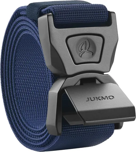 Vista 13 de JUKMO - Cinturón táctico de liberación rápida, cinturón de nailon para trabajo militar de 1.5 pulgadas con hebilla de cinturón de seguridad