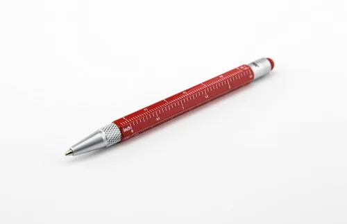Vista 5 de Troika – Mini construcción Bolígrafo Rojo (pip22rd)