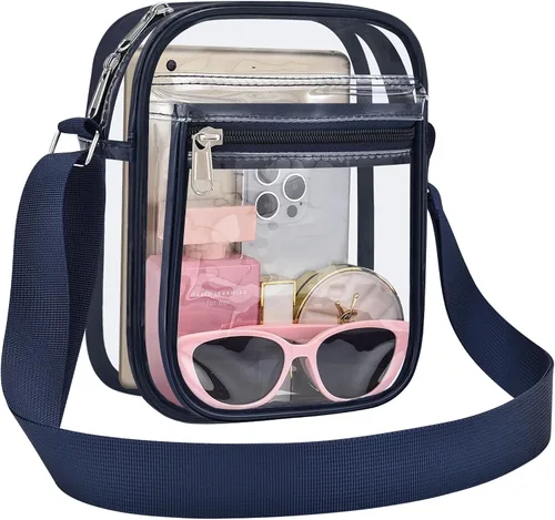 Vista 34 de USPECLARE Clear Bag for Stadium Events Clear Messenger Bag for Men and Women