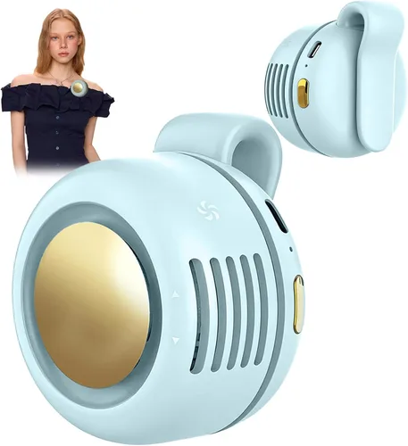 Vista 26 de Ventilador portátil con clip, ventilador personal mini ventilador Paquete de 1 (A-naranja)