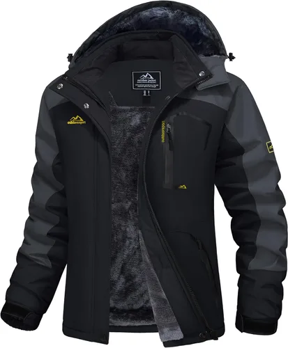 Vista 9 de MAGCOMSEN Chaqueta de Esquí para Mujer Impermeable Aislada Chaqueta de Nieve Cálida Resistente al Viento Abrigos de Invierno con Capucha Chaqueta