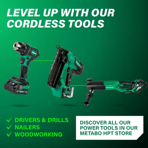 Vista 13 de Metabo HPT - Kit de taladro inalámbrico de ángulo recto de 36 V, portabrocas de 1/2 pulgada, D36DYA