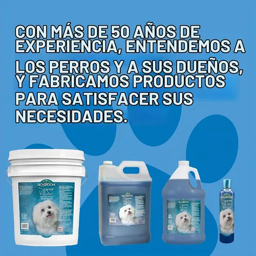 Vista 5 de Bio-Groom Super White Champú para perros – Champú blanqueador para mascotas, suministros de baño para perros, lavado de cachorros, suministros