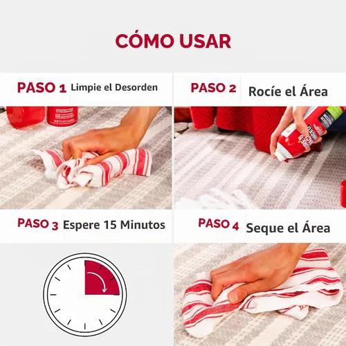 Vista 5 de Nature's Miracle Eliminador avanzado de manchas y olores para perros para desastres severos de los perros Enzymatic Cleaner Eliminates the