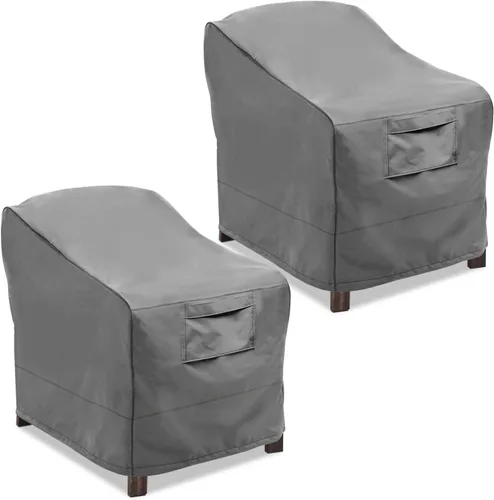 Vista 12 de Vailge Funda de sofá biplaza para banco de patio de 2 plazas, 100% impermeable, funda para muebles de patio con ventilación de aire, tamaño S beige
