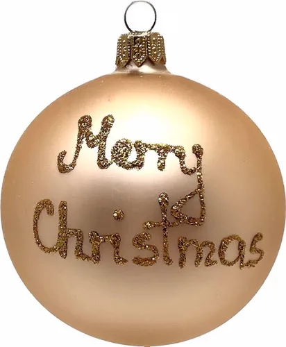 Vista 3 de Adorno de Navidad, dos ángeles orantes, bola de vidrio soplado de 3 pulgadas (3.150 in) (ángeles rezantes, oro - ángeles blancos)