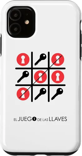 Vista 5 de iPhone 14 El Juego de las Llaves - Funda Blanca