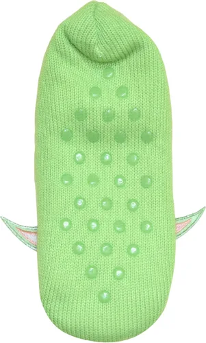 Vista 3 de STAR WARS Baby Yoda Full Character Cosplay JuniorsWomens Slipper Socks with Embroidered Ears
