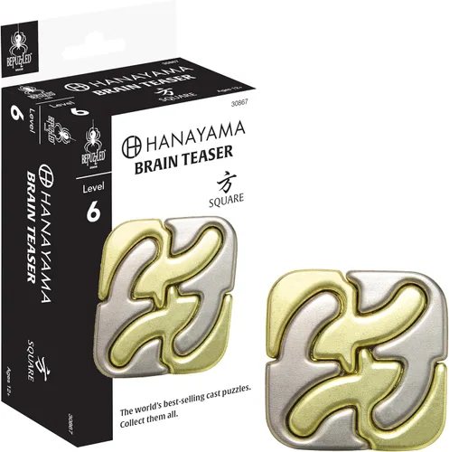 Vista 16 de Rompecabezas de metal fundido para el cerebro Equa Hanayama (nivel 6)