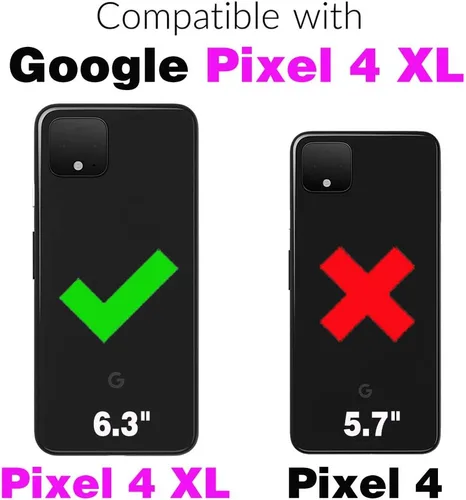Vista 2 de Asuwish Funda para teléfono para Google Pixel 4 XL, híbrida, resistente, a prueba de golpes, a prueba de caídas, cuerpo completo, resistente, móvil