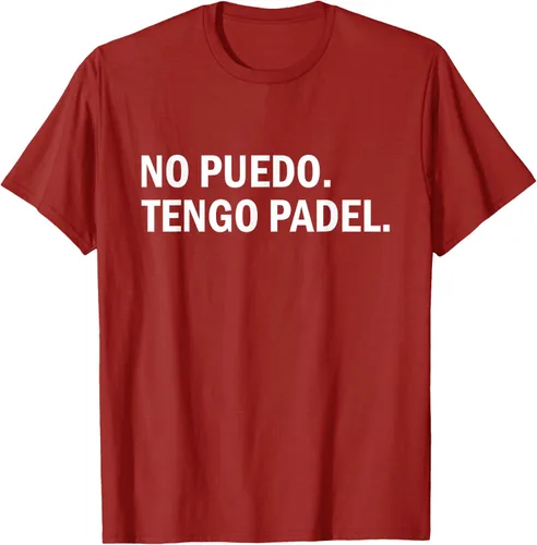 Vista 74 de Camiseta de jugador divertido No Puedo Tengo Padel Hobby