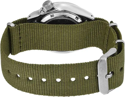 Vista 4 de SEIKO 5Sports Reloj automático para hombre con esfera verde SRPE65K1, plateado, Moderno