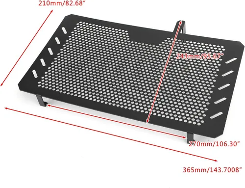 Vista 4 de Protector de radiador de motocicleta, protector de parrilla para Suzuki DL650 V-Strom 650 2013-2018