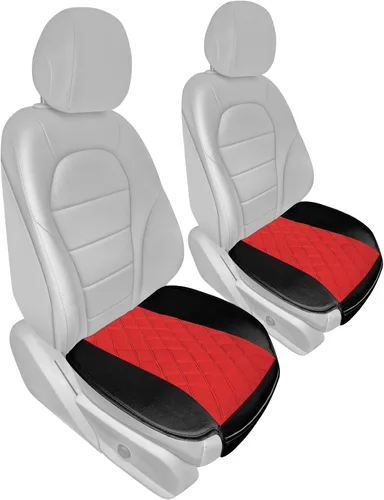 Vista 10 de Asientos de automóvil FH Group PU207 gris negro 102, piel sintética, compatible con bolsas de aire. Beige