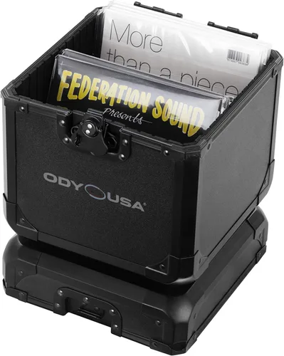 Vista 6 de Odyssey Cases 7″ Vinilo/Utility Black Krom™ Case Capacidad para 60 discos