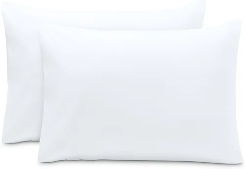 Vista 75 de Bare Home Juego de 2 fundas de almohada de microfibra de tamaño estándar, fundas de almohada refrescantes, doble cepillado, fácil cuidado, cierre