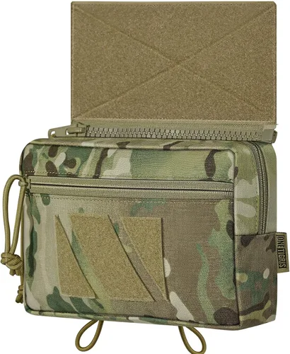 Vista 10 de OneTigris Drop Pouch, Dangler Bag Tactical with Hook and Loop Panel for Vest Chest Rig Plate Carrier