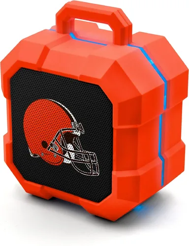 Vista 16 de SOAR NFL Shockbox - Altavoz Bluetooth inalámbrico LED, resistente al agua, IPX4, 5.0 Bluetooth con más de 5 horas de tiempo de reproducción, pequeño