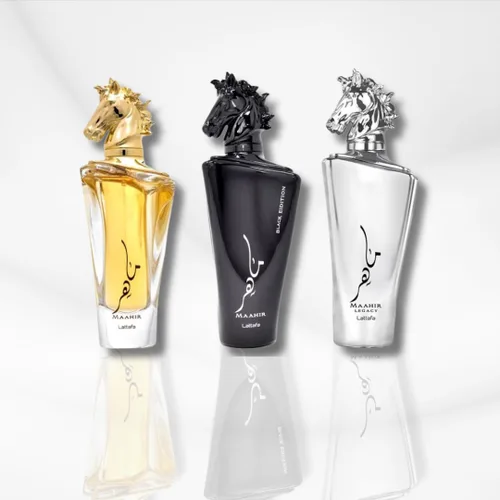 Vista 9 de Lattafa Perfumes Xtra Value Pack - Maahir & Maahir Black Edition EDP - Eau de Parfum 100ML (3.4 oz) I