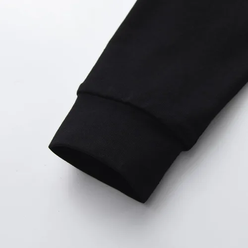 Vista 7 de Conjunto de sudadera con capucha de manga larga a rayas para bebés y niños pequeños