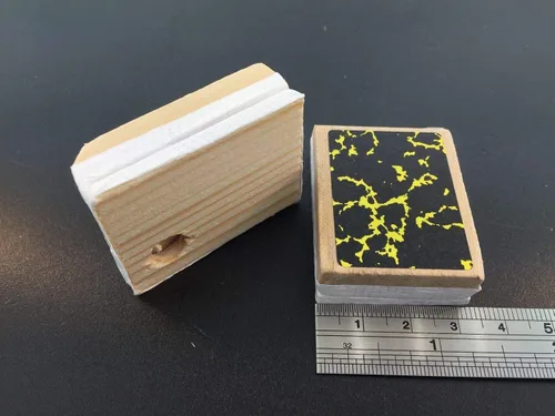 Vista 4 de Fuelle de reloj de cuco, un par de 1 1/4 x 1 3/4 pulgadas, fabricado en Alemania, EE. UU