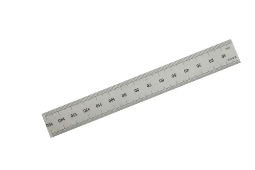 Vista 3 de Regla de maquinista de 6 pulgadas/150 mm, regla de 64 y mm Recubrimiento TiN rígido