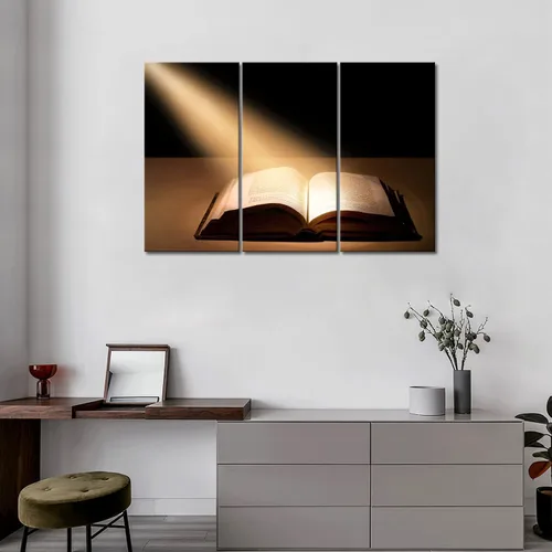 Vista 3 de Arte de pared de la Santa Biblia, pintura en lienzo de Jesús cristiano, impresión sobre lienzo, imágenes de religión para decoración del hogar