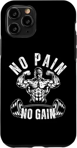 Vista 29 de No Pain No Gain Workout Motivational Case for iPhone 16