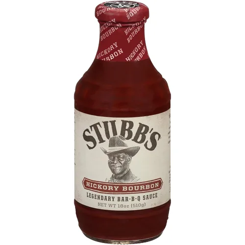 Vista 2 de Stubb's Hickory Bourbon Bar-B-Q Salsa 18 oz (Paquete de 3)