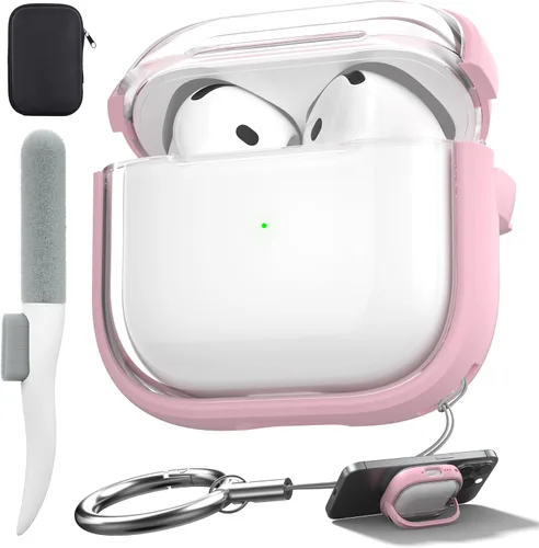 Vista 18 de Funda de protección contra caídas para AirPods Pro 2 con kit de limpieza B-Negro