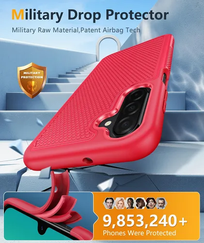 Vista 988 de FNTCASE Funda para iPhone 17 Pro: Fundas delgadas translúcidas de color azul claro compatibles con MagSafe, protección completa de la cámara