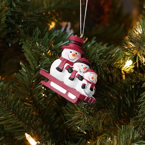 Vista 4 de FOCO NCAA Unisex-Adult Sledding Snowman Holiday Christmas Tree