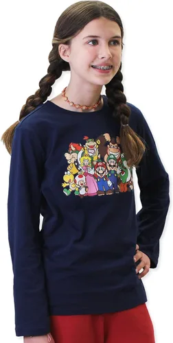 Vista 7 de SUPER MARIO Brothers Luigi - Camiseta de manga larga para niños
