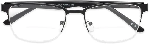 Vista 5 de Readers.com Reading Glasses: The Polk Bifocal rectangle Style for Men and Women