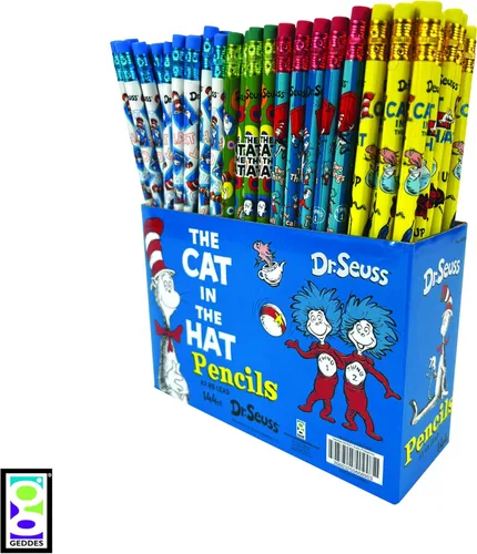 Vista 8 de Raymond Geddes Dr. Seuss Cat in the Hat #2 - Lápices (paquete de 144)