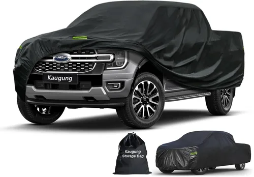 Vista 54 de Kaugung - Cubierta impermeable para camioneta, 7 capas resistentes, ajuste completo para Mitsubishi Raider 2006-2010, para todo clima, protección