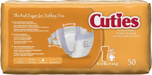 Vista 5 de Cuties, Pañales para bebés, CR1001, 1, 4
