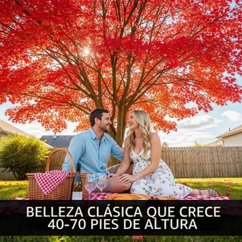 Vista 5 de Más de 50 semillas de arce rojo para plantar al aire libre - Semillas de árbol de arce tradicional (Acer rubrum)