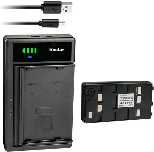 Vista 7 de Kastar Smart USB Battery Charger Compatible with Pentax R-100 R-200 R-300 R-100X R-115 R-115N R-125 R-125N R-127 R-135 R-135N R-122 R-122N R-123