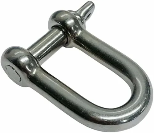 Vista 3 de 10 pieza 5/32" Cadena D Grillete de acero inoxidable con tornillo Pin 150 Lb