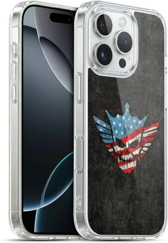Vista 81 de Head Case Designs Funda de gel suave con licencia oficial de la WWE American Nightmare Flag Cody Rhodes Graphics compatible con Apple iPhone 7