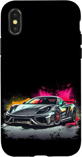 Vista 5 de Funda gráfica para iPhone 16 Supercar Exotic Sports Car Concept Car Poster