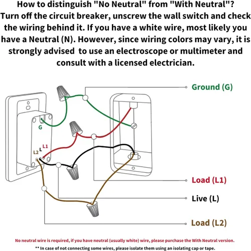 Vista 2 de Aqara - Interruptor de luz inteligente (sin neutro, interruptor doble), requiere AQARA HUB, interruptor de luz Zigbee, control remoto